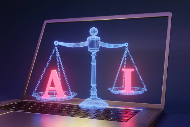 Balance de la justice avec la lettre A et I de chaque côté